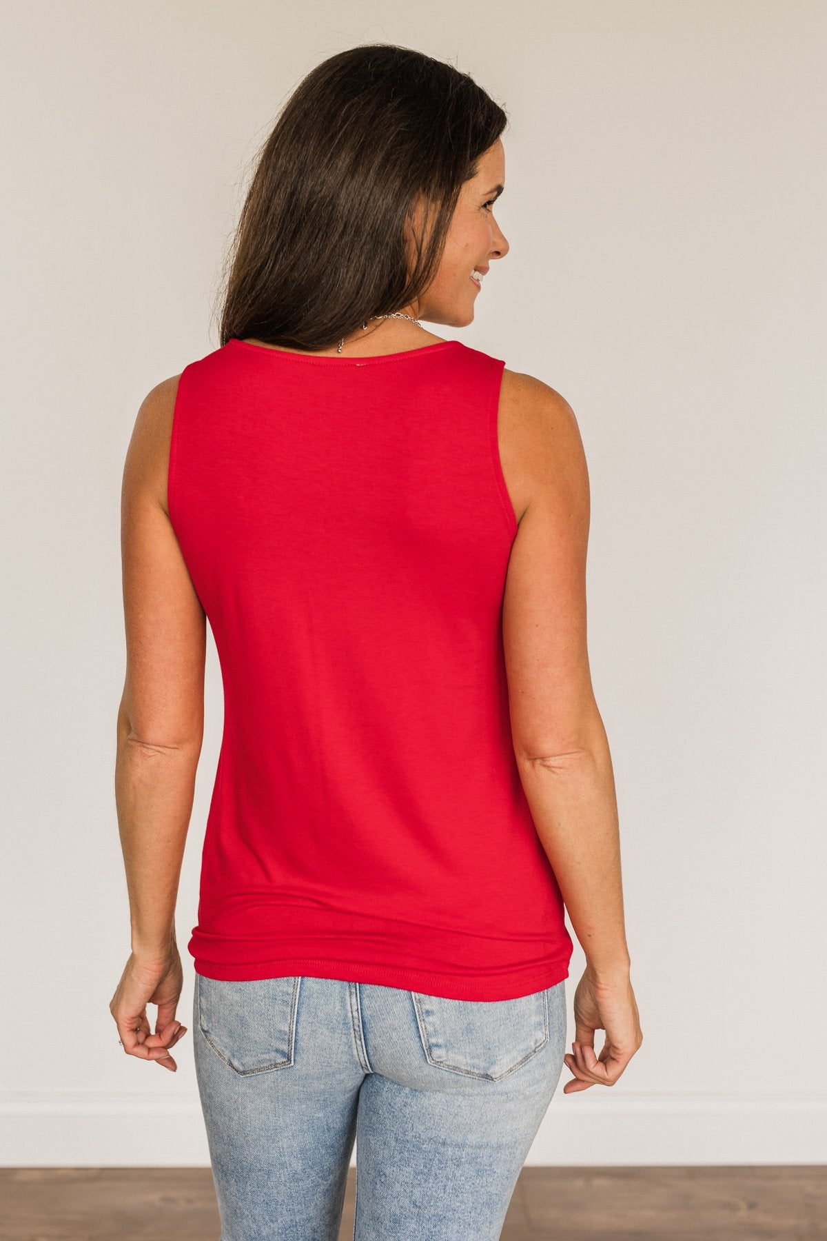 Places to Go Criss Cross Tank Top- Red – The Pulse Boutique