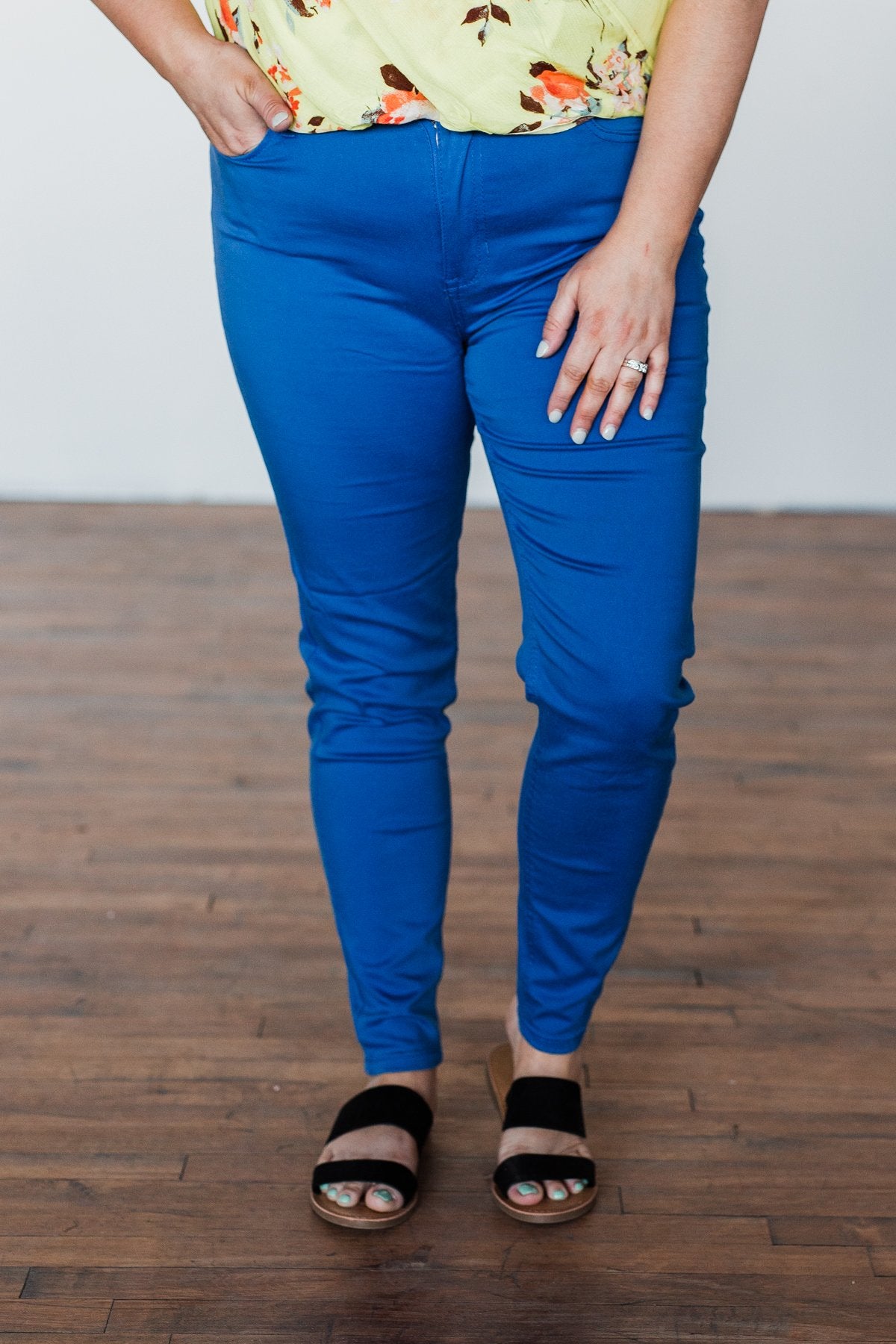Celebrity Pink Ankle Skinny Jeans- Royal Blue – The Pulse Boutique