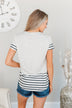 Made To Be Bold Double Pocket Top- Heather Grey