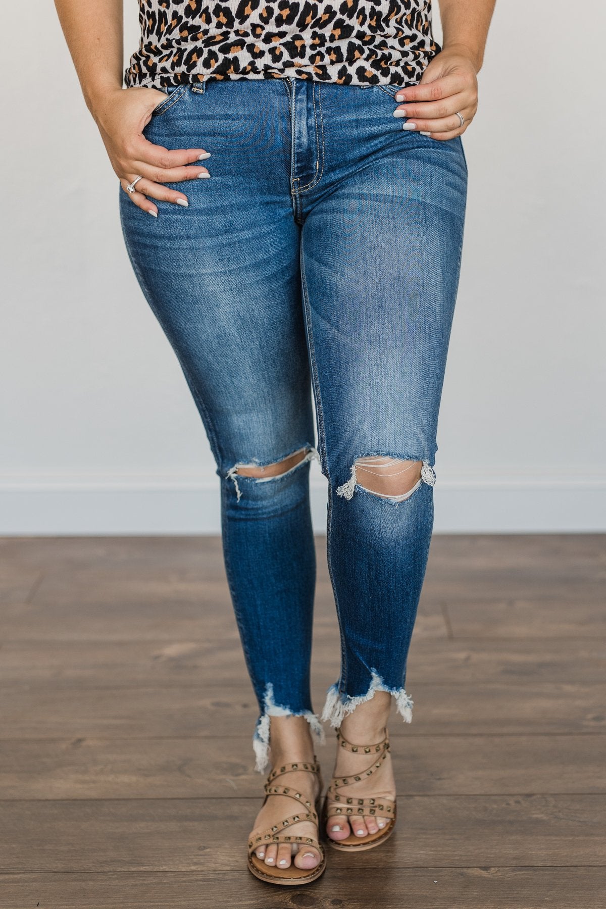 Vervet Mid-Rise Skinny Jeans- Bianca Wash