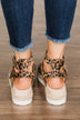 Very G Cassius Platform Sandals- Tan Leopard