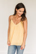 Shine Until Tomorrow Floral Tank Top- Soft Yellow