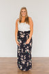 A Moment To Remember Maxi Dress- Deep Navy