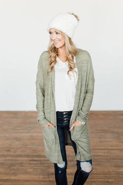 Into The Stars Lightweight Cardigan- Sage – The Pulse Boutique