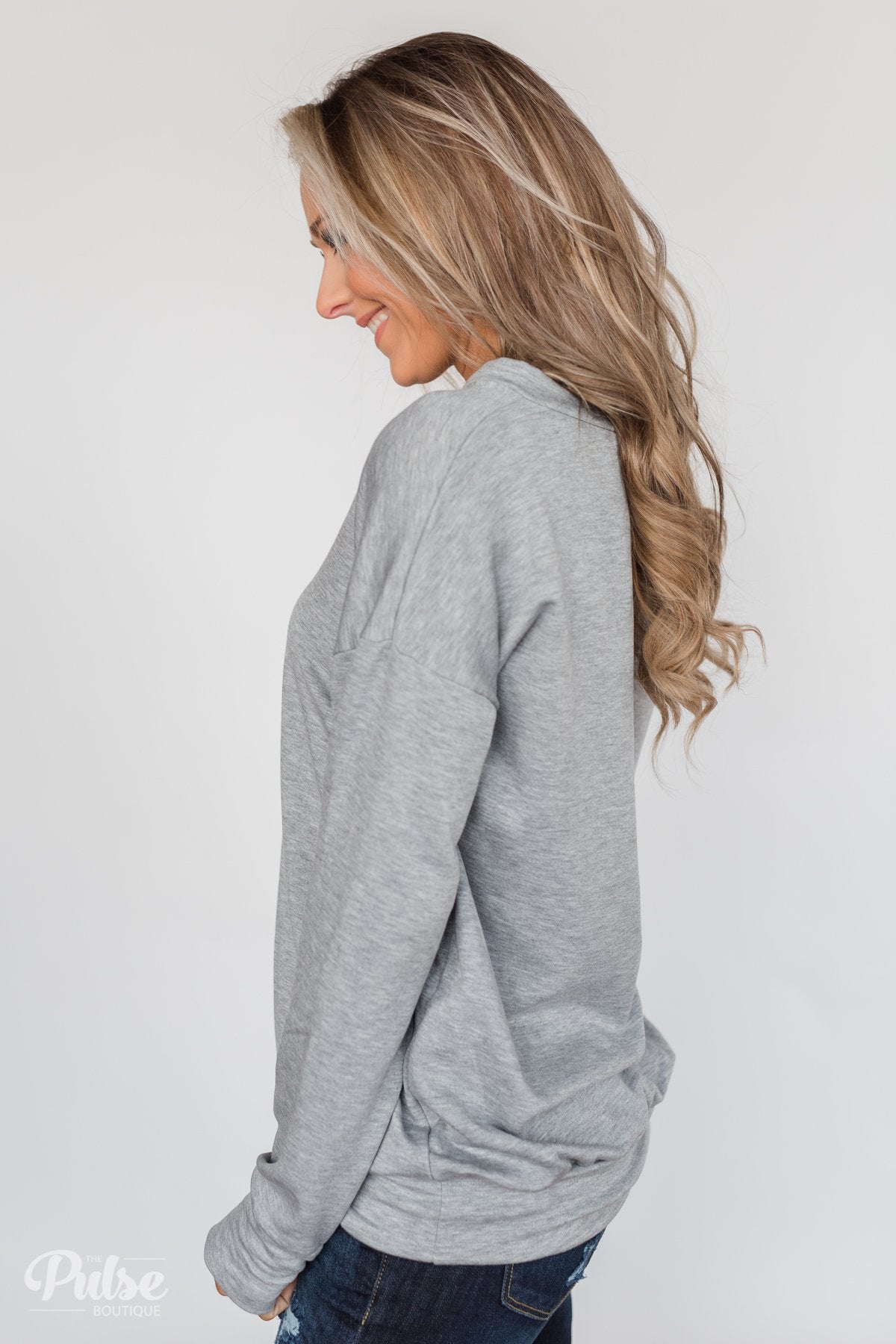 You Crossed My Path Sweatshirt- Heather Grey – The Pulse Boutique