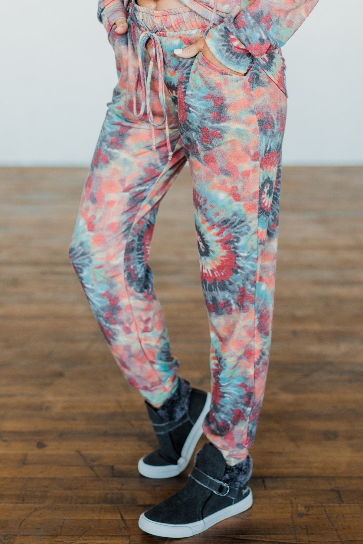 Follow The Sun Tie Dye Joggers Multi Color