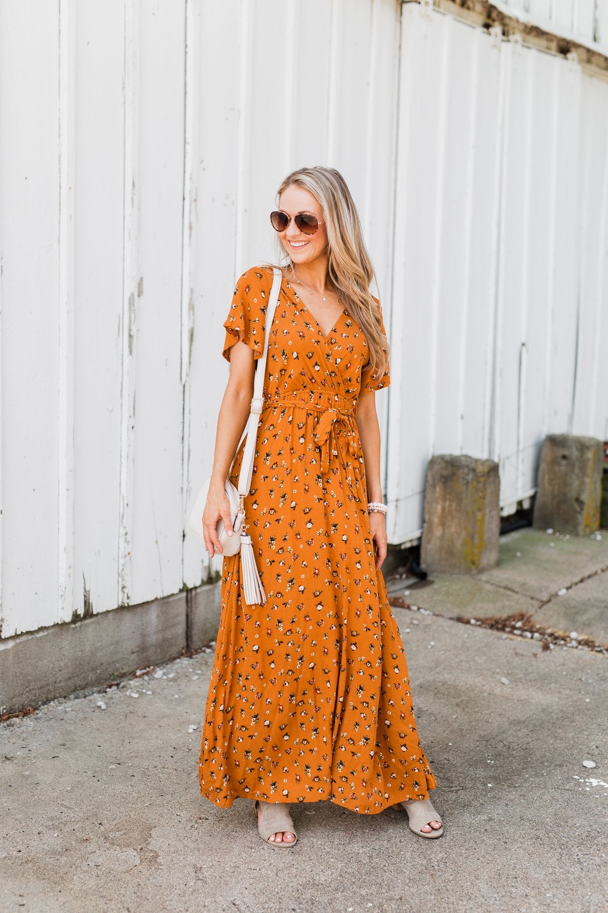 Orange fall dress hotsell