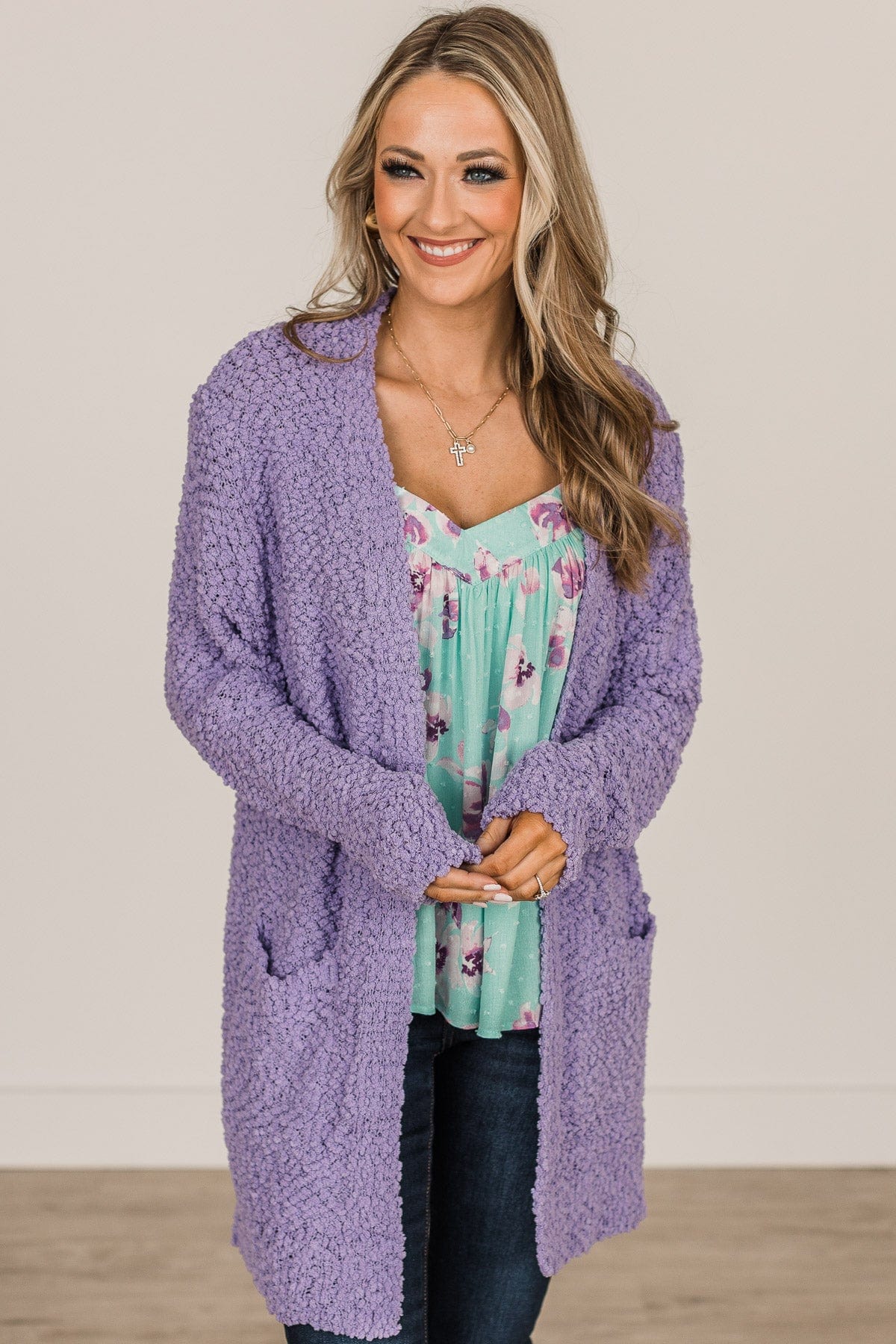 Women's on sale popcorn cardigan