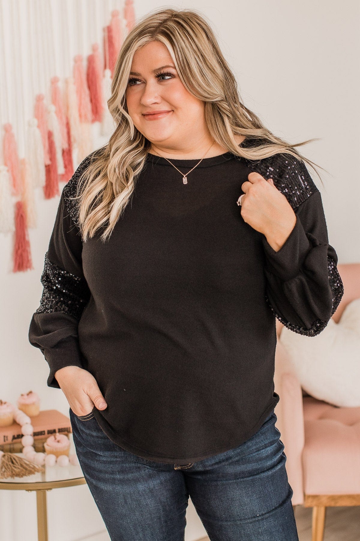 Glitter Hoodie ~ Black & Gold – The Pulse Boutique