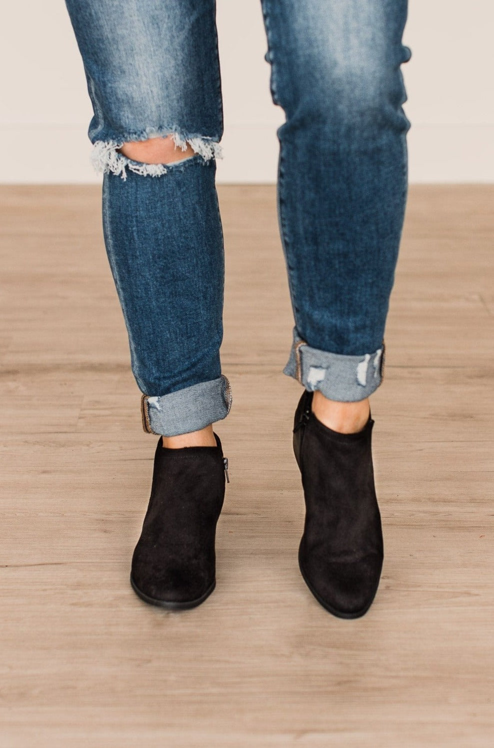 Qupid cheap booties black