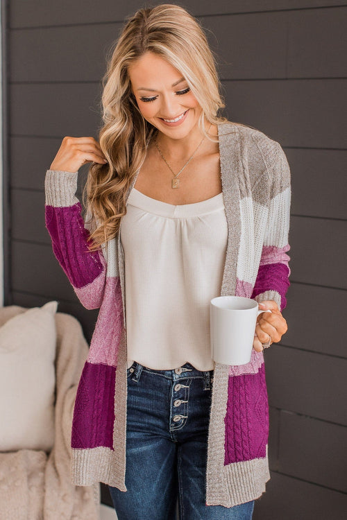 Happiness Guaranteed Floral Knit Cardigan- Cream – The Pulse Boutique