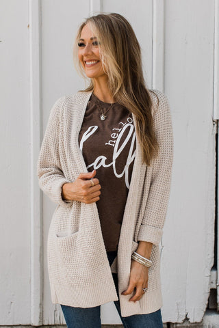 Season Of Change Knit Cardigan- Oatmeal – The Pulse Boutique