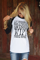 Awesome Wife Baseball Tee