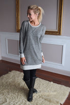 Charcoal Tunic Top