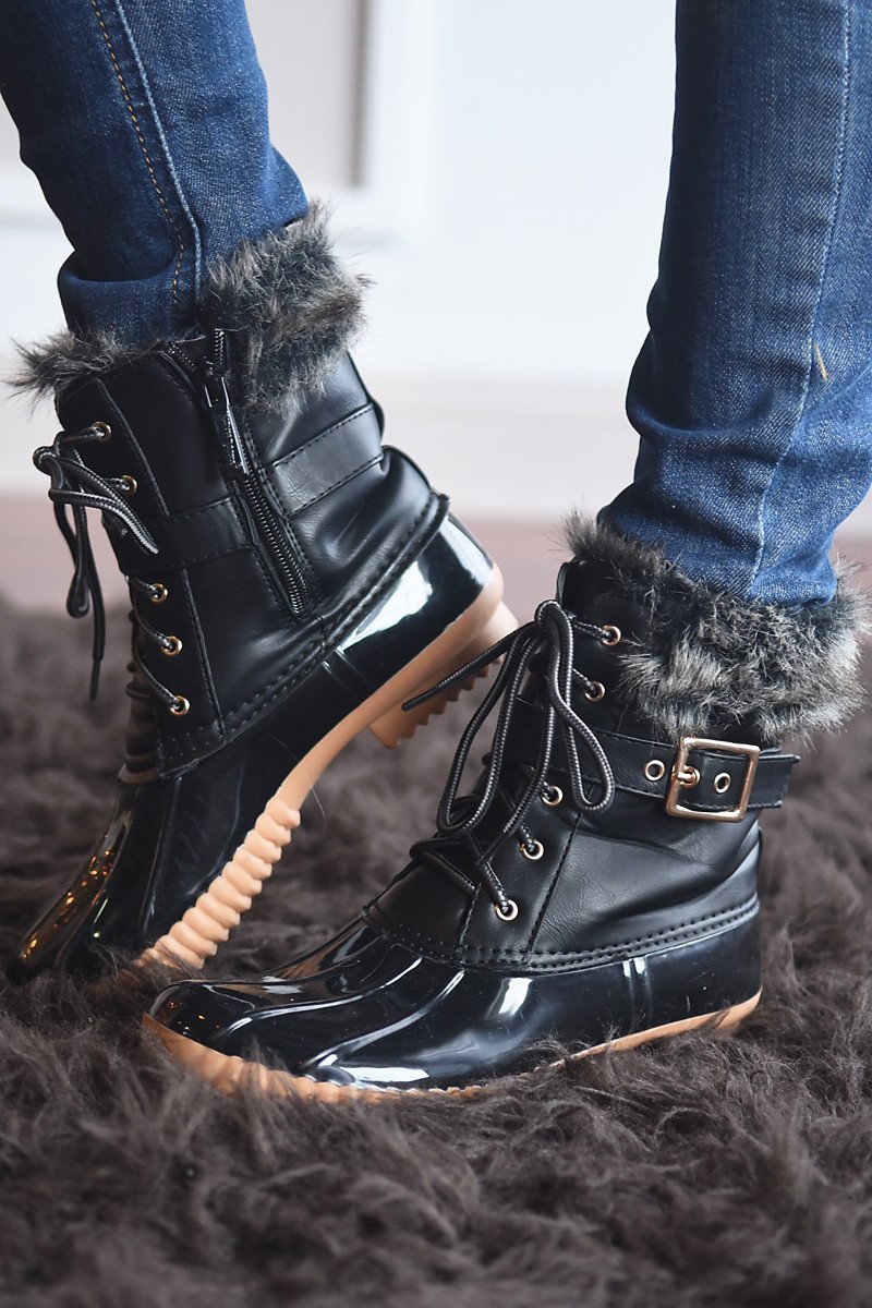 Duck Boots ~ Black