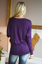 Essential Long Sleeve Top ~ Purple