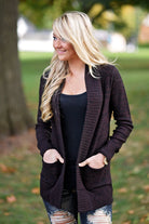 Hidden Treasure Cardigan ~ Maroon