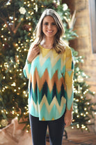 I've Got Sunshine Chevron Top