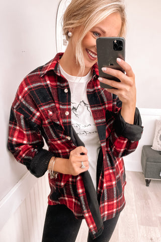 Red Buffalo Plaid Quilt-Lined Flannel Shirt Jacket – Forcefield