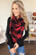 Blanket Scarf- Buffalo Plaid