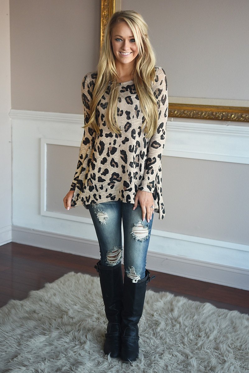 Leopard In My Heart Top