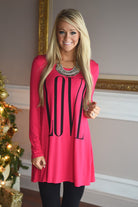 LOVE Tunic Top ~ Hot Pink