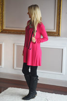 LOVE Tunic Top ~ Hot Pink