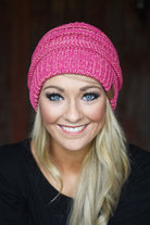 Pink Speckled Beanie