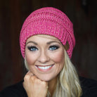 Pink Speckled Beanie