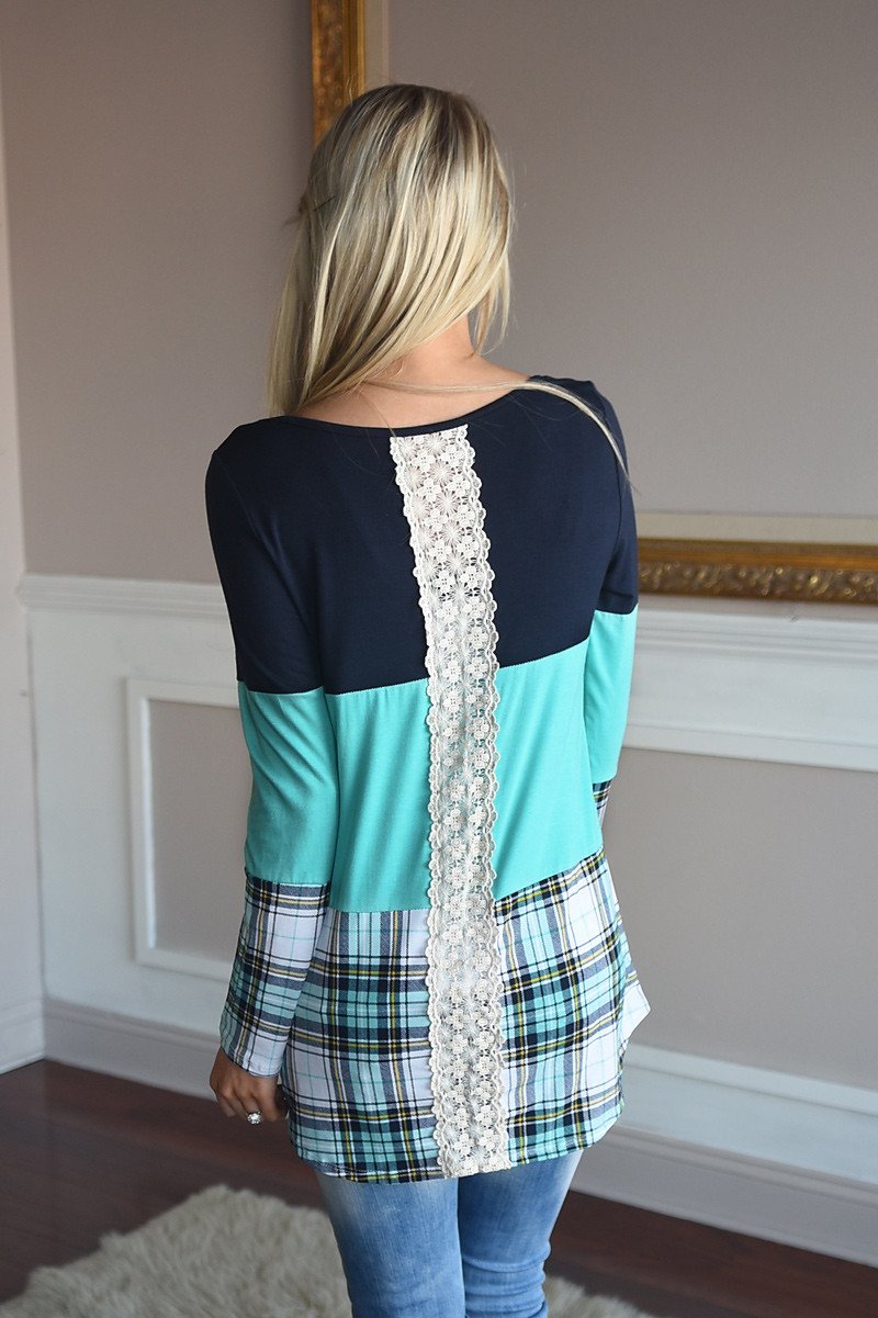 Plaid To Perfection ~ Mint