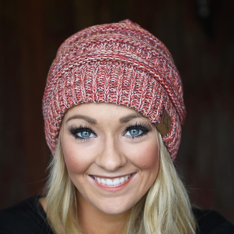 Red Speckled Beanie