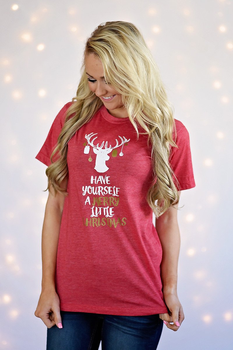 Reindeer Christmas Tee