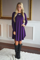 Simple Pleasures Dress ~ Purple