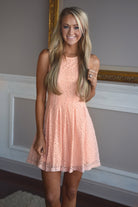 Spring Romance Dress ~ Peach