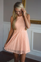 Spring Romance Dress ~ Peach