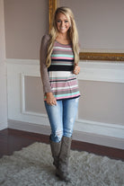 Stripes Of Spring Top